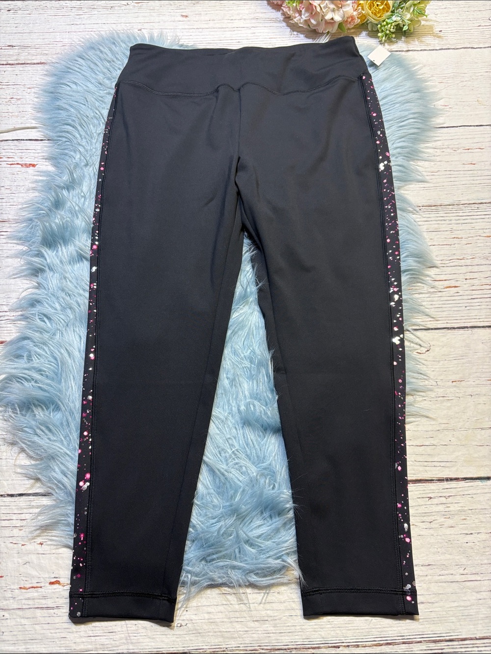 NWT Talbots Performance Interlock Leggings in Dynamic Dots sz XLP
